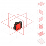 Лазерный уровень AMO LN 3D-360 Red pic 2
